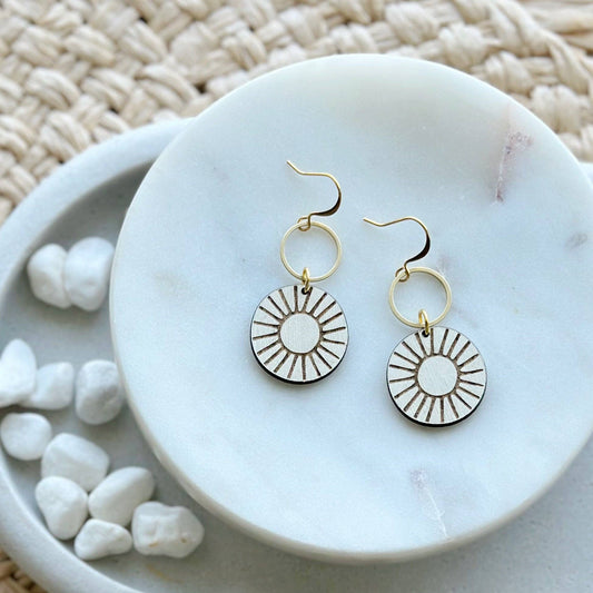 Sun Valley Whitewash Earrings
