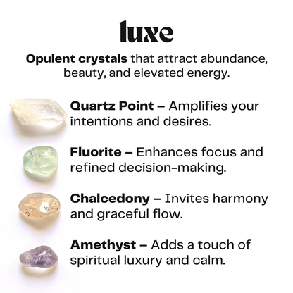 Luxe - crystals for abundance - crystals for abundance - fun cheeky gift