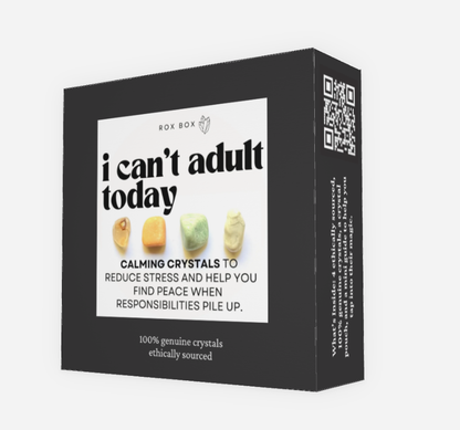 I can’t adult today - crystal gift for stress reduction