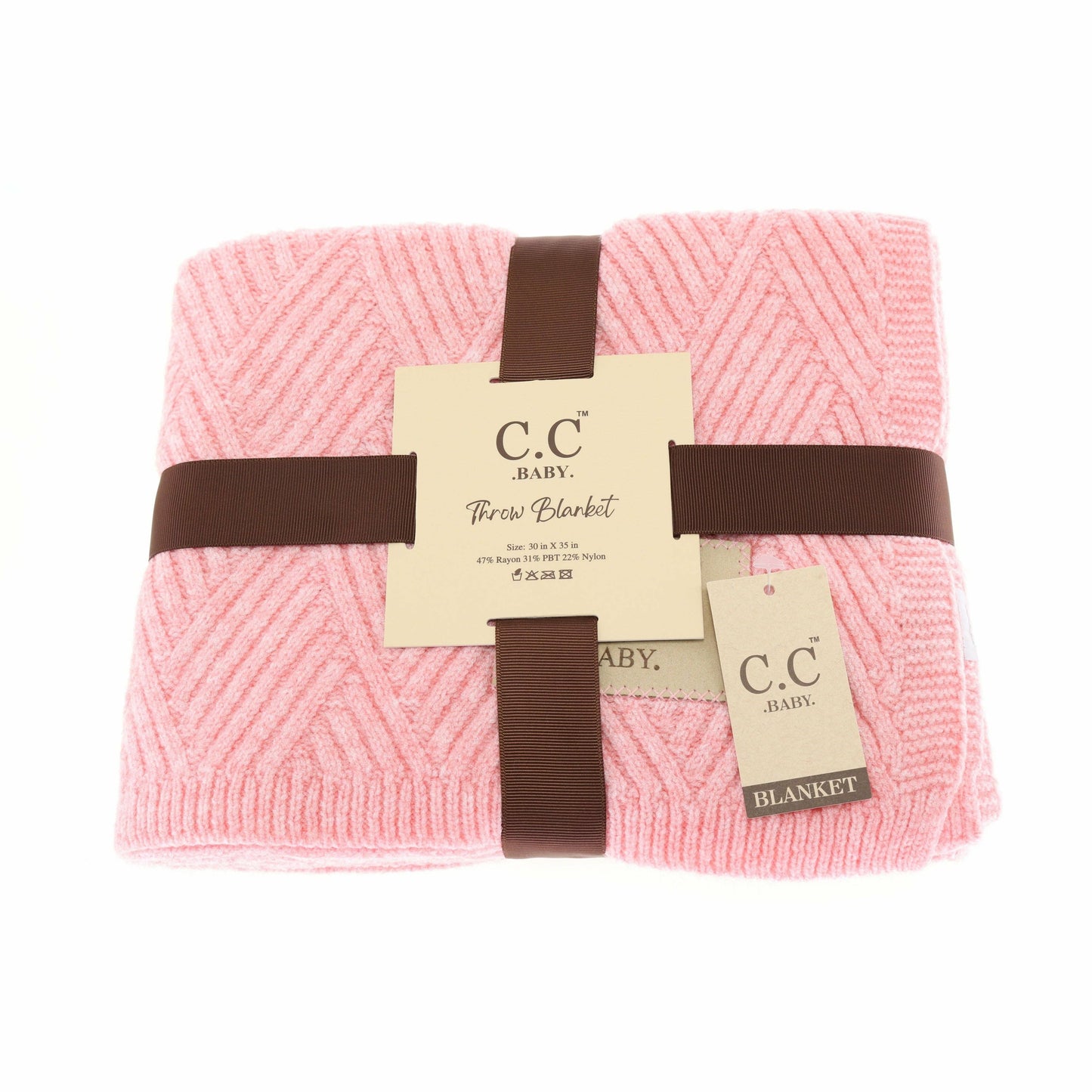 Heathered Knit Baby Bedding Blanket