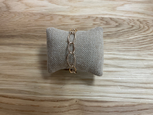 Gold Links Cuff Bracelet