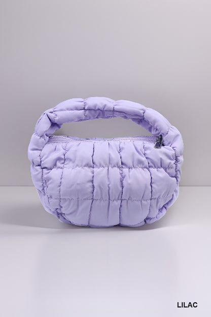 Small Quilted Puffy Handbag