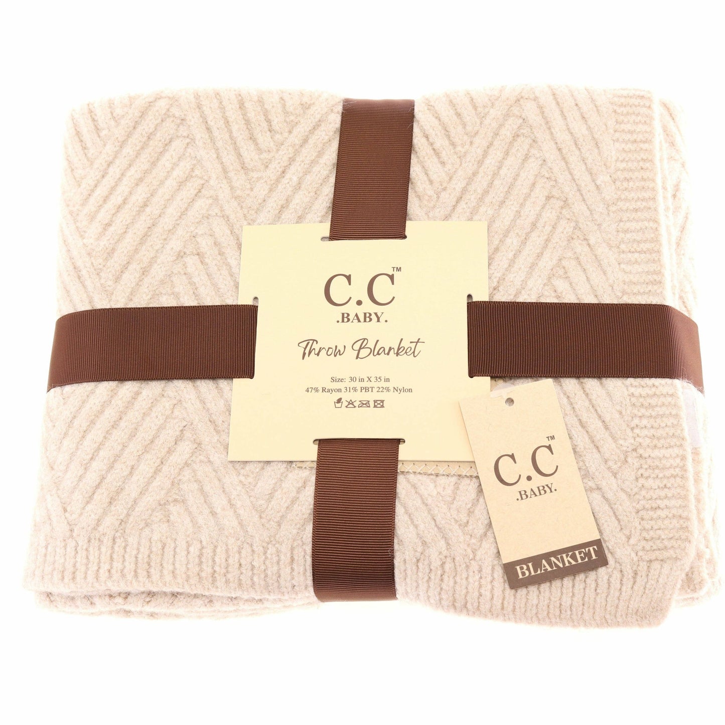 Heathered Knit Baby Bedding Blanket