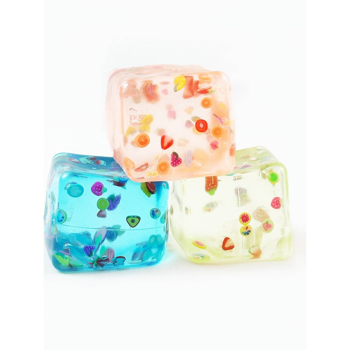 Fruit Ice Cube Squishy Toy