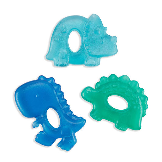 Cutie Coolers™ Water Filled Teethers (3-pack): Dino