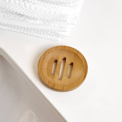 Circle Bamboo Shower Steamer / Soap Lift