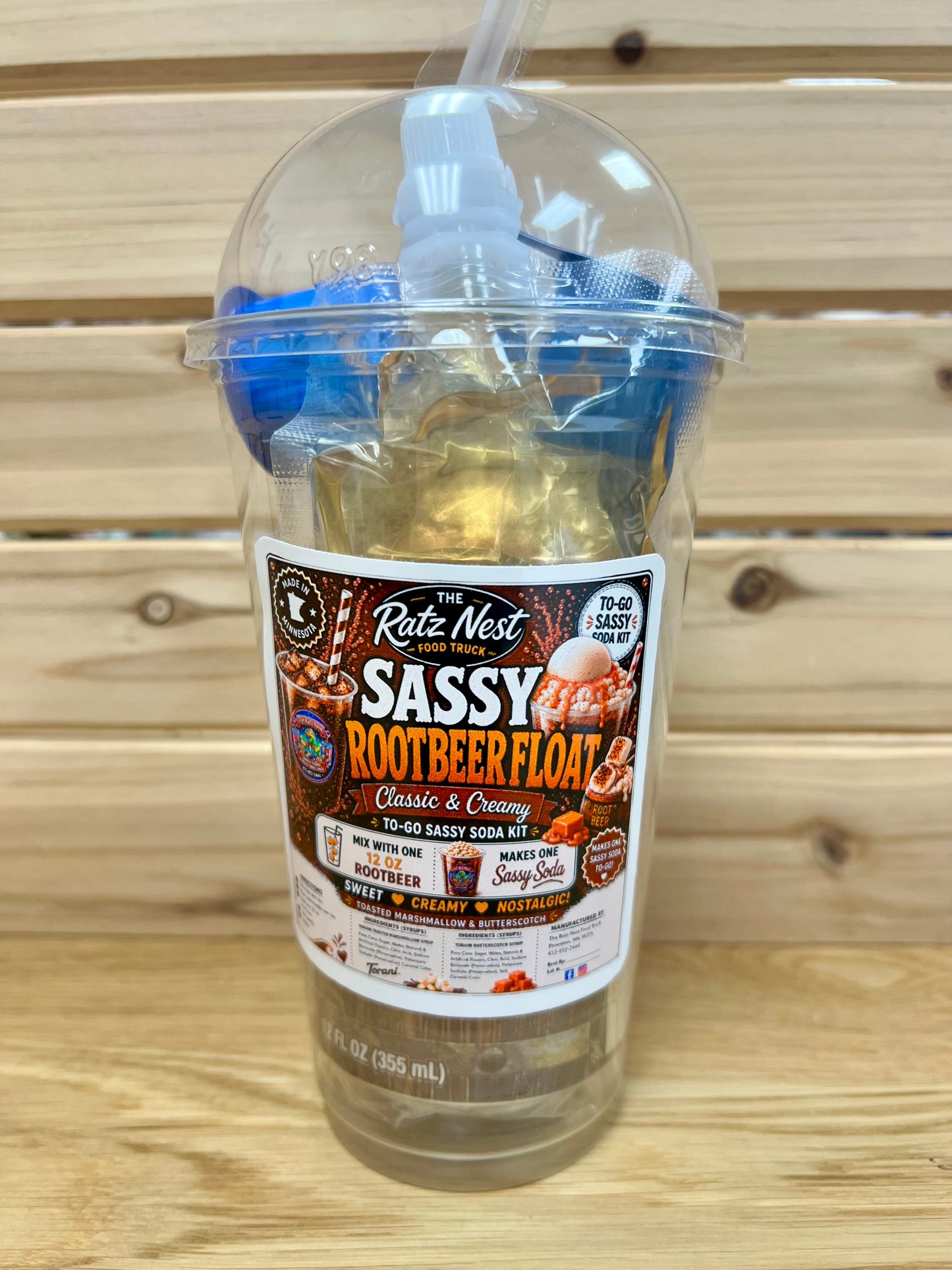 Sassy Soda To Go - Sassy Root Beer Float