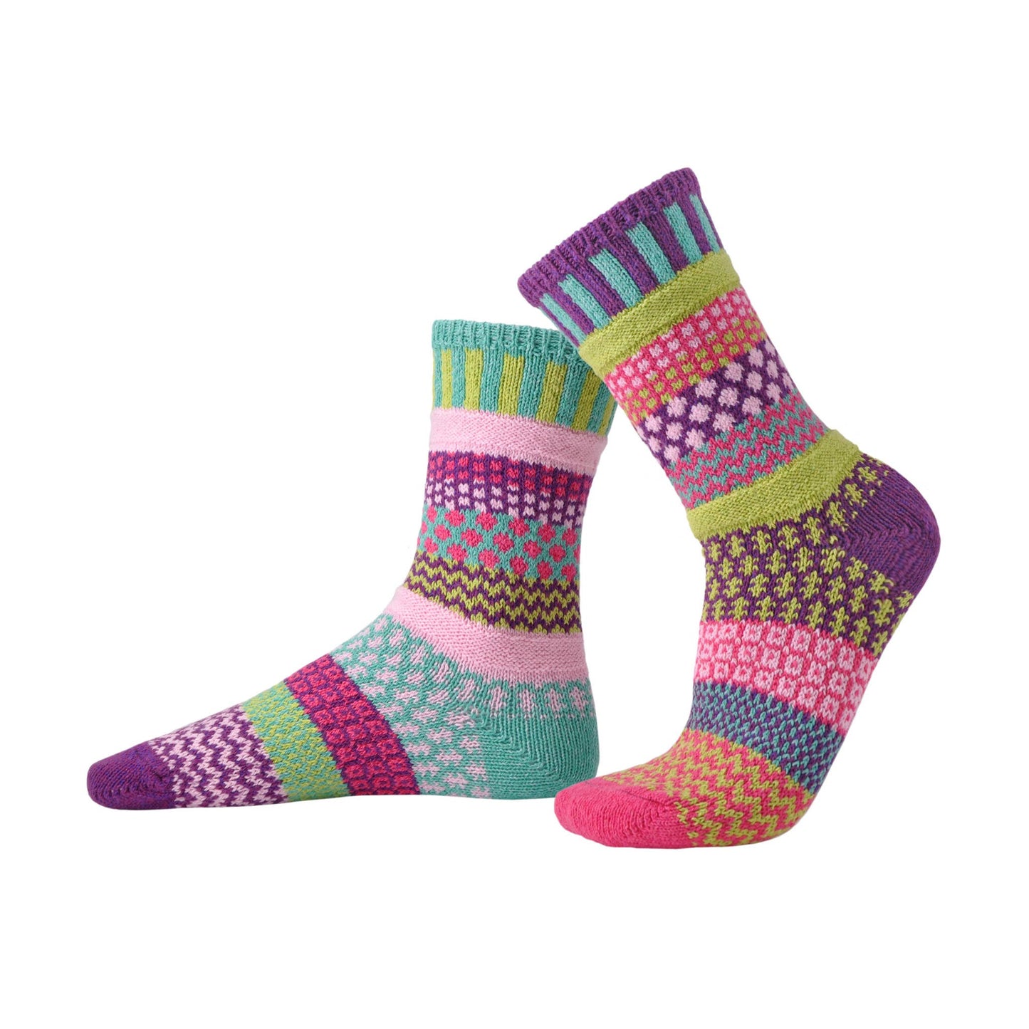 Dahlia Crew Socks | Eco-Friendly & Made in the USA