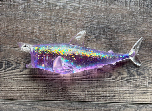 Squishy Glitter Maltose Shark Stress Toy
