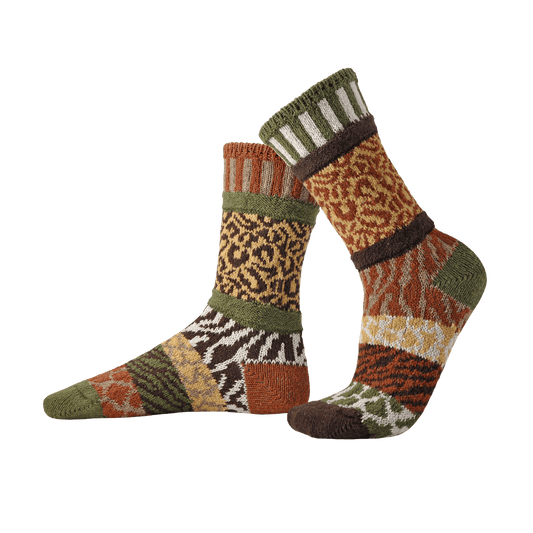 Savanna Crew Socks | Gives Back To Wildlife Conservation 