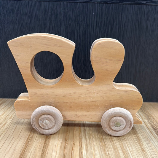 Handmade Wood Push Toy - Train
