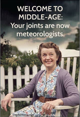 MAGNET: Welcome to middle-age: Your joints are now