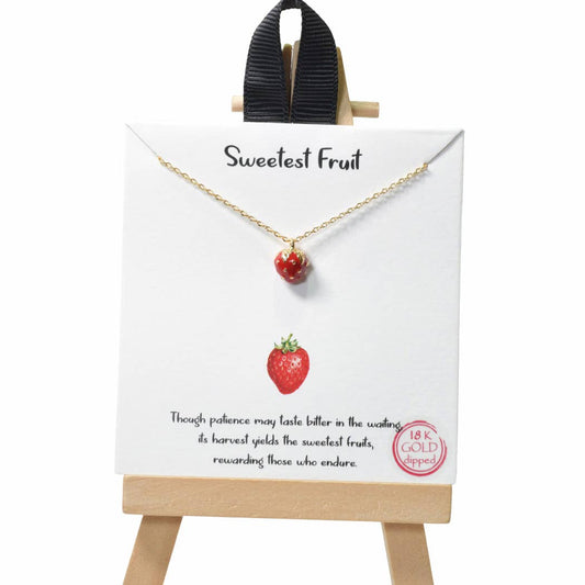Strawberry Charm Necklace