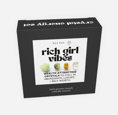 Rich girl vibes - crystal gift for attracting wealth - cheeky gift funny gift