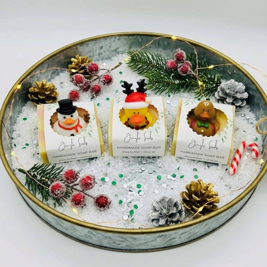 Jingle Suds Holiday Handmade Novelty Soap Bar SEASONAL