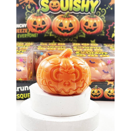 Crunchy Halloween Pumpkin Squishy Toy