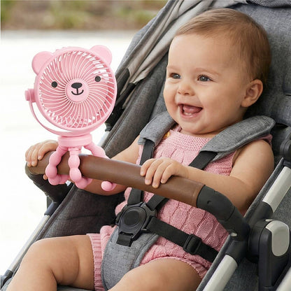 *NEW* Itzy Breeze 3-Speed Stroller Fan™ - Pink