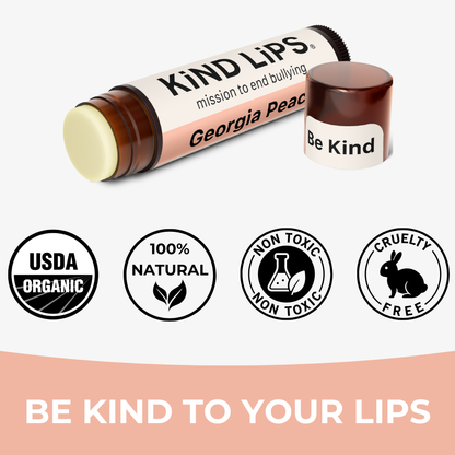 Georgia Peach Organic Lip Balm