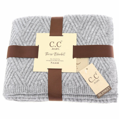 Heathered Knit Baby Bedding Blanket