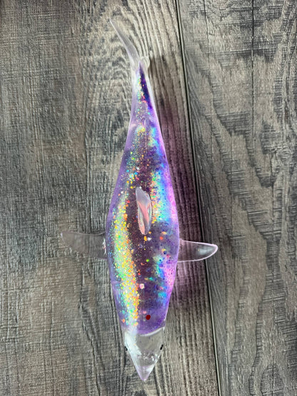 Squishy Glitter Maltose Shark Stress Toy