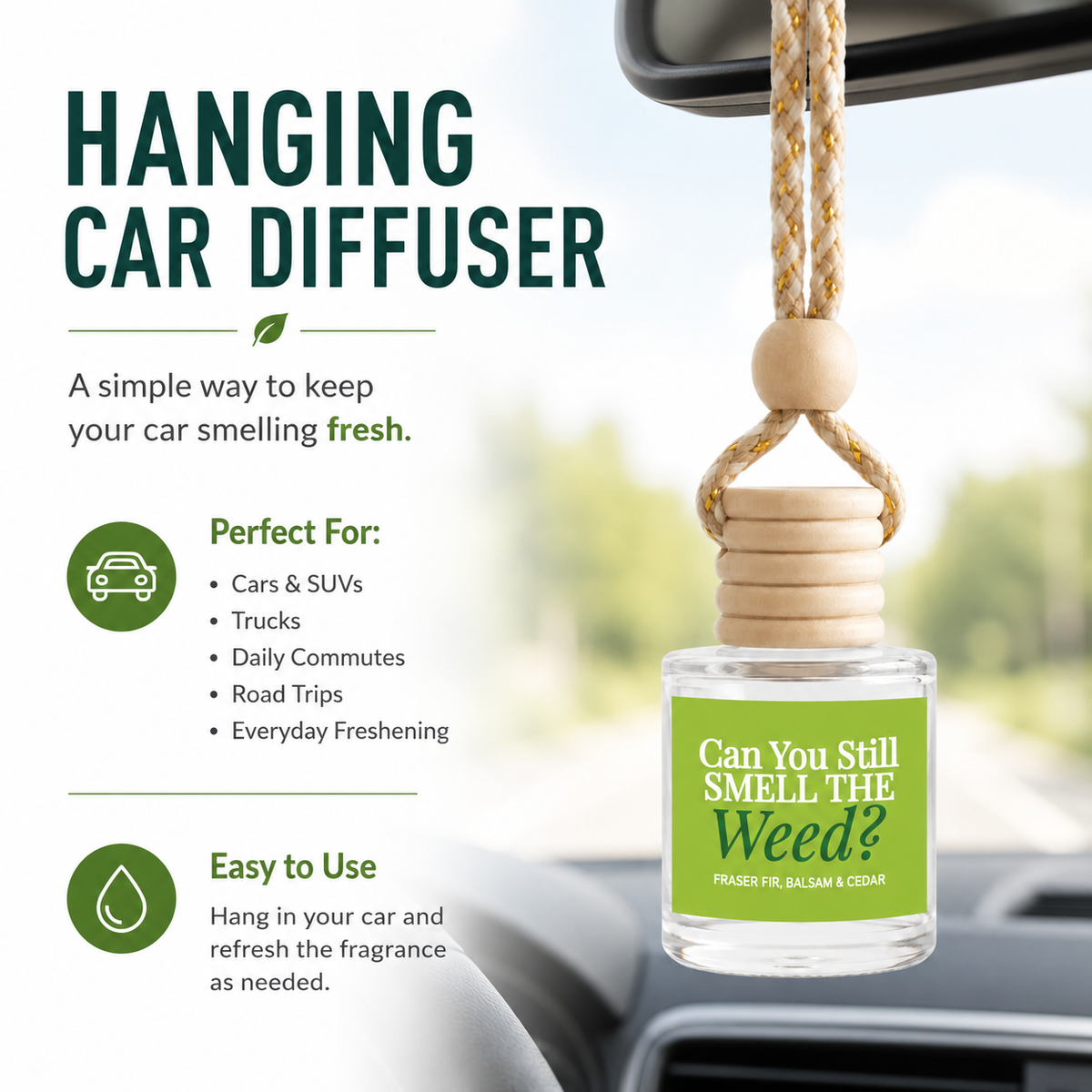 Car Diffuser - Can You Still Smell The Weed?
