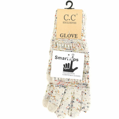 Flecked CC Women's Gloves