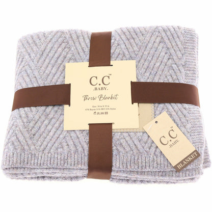 Heathered Knit Baby Bedding Blanket