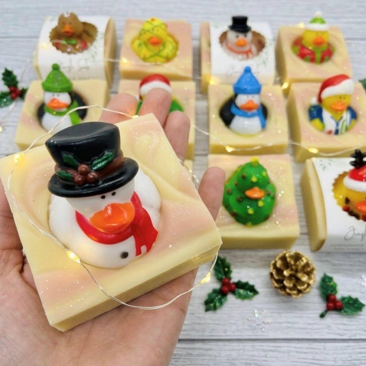 Jingle Suds Holiday Handmade Novelty Soap Bar SEASONAL