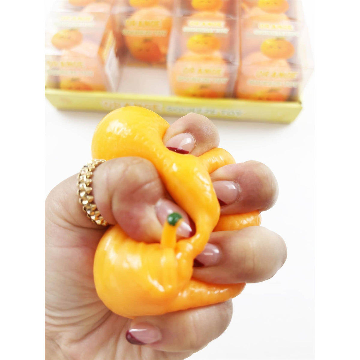 Crunchy Orange Squishy Toy
