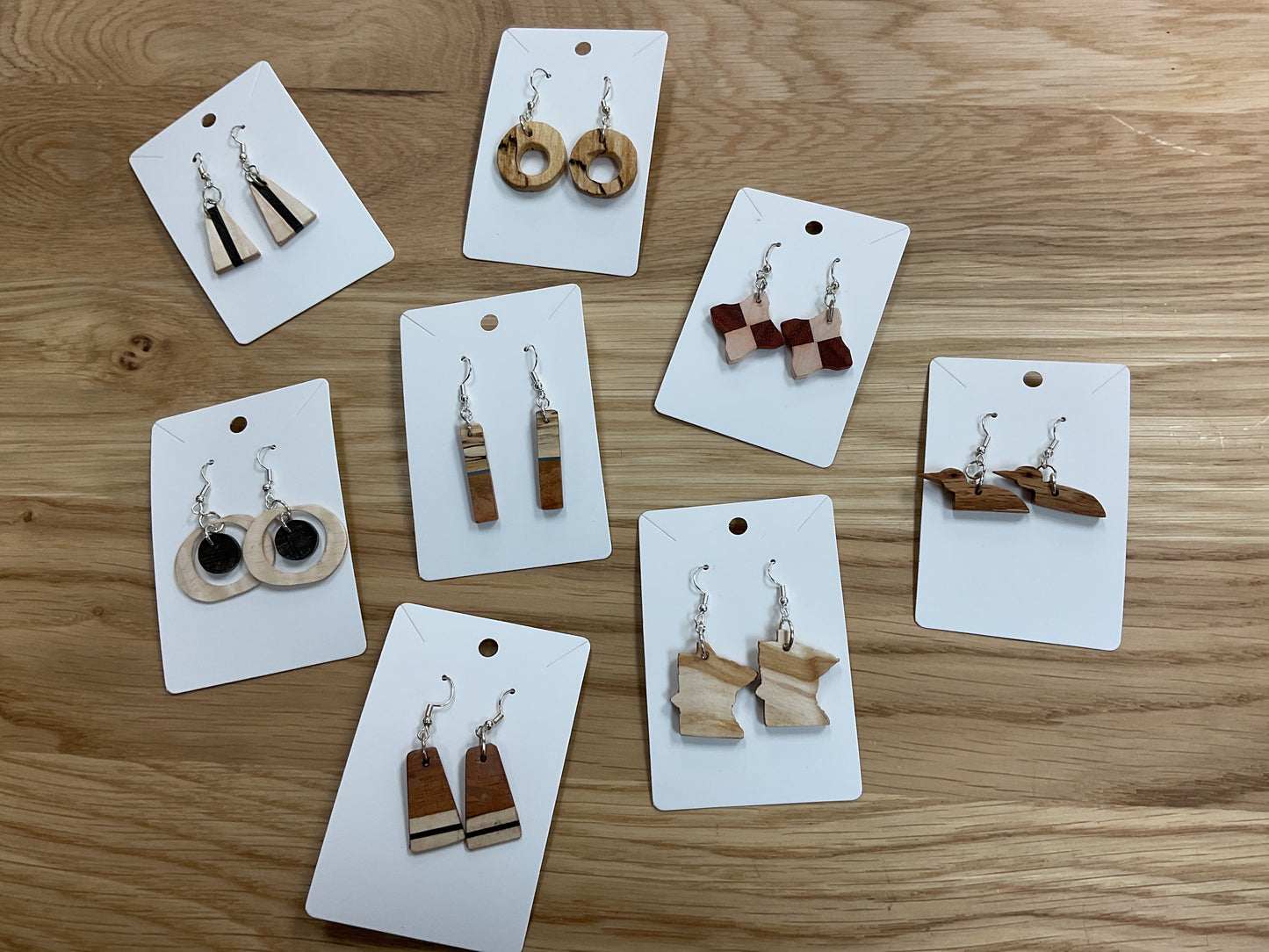 Handmade Wood Earrings