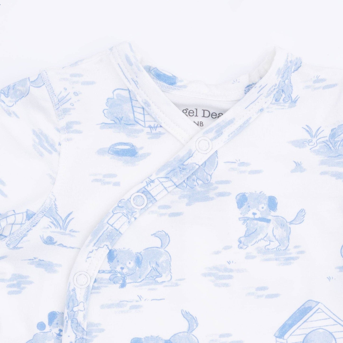 Puppy Toile Blue - Take Me Home Set with Convertible Pant