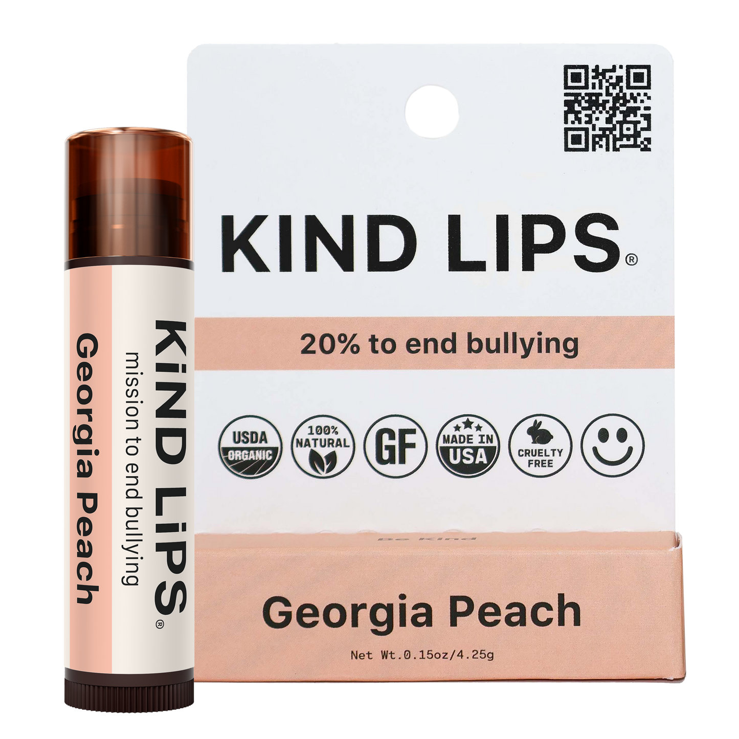 Georgia Peach Organic Lip Balm