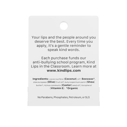 KInd Lips Unscented Organic Lip Balm
