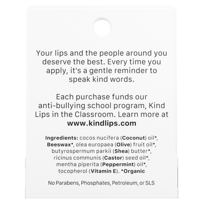 Kind Lips Mint Mint Organic Lip Balm