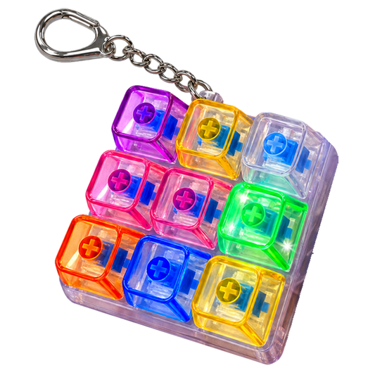 Light-Up Fidget LED Keypad Keychain Toy