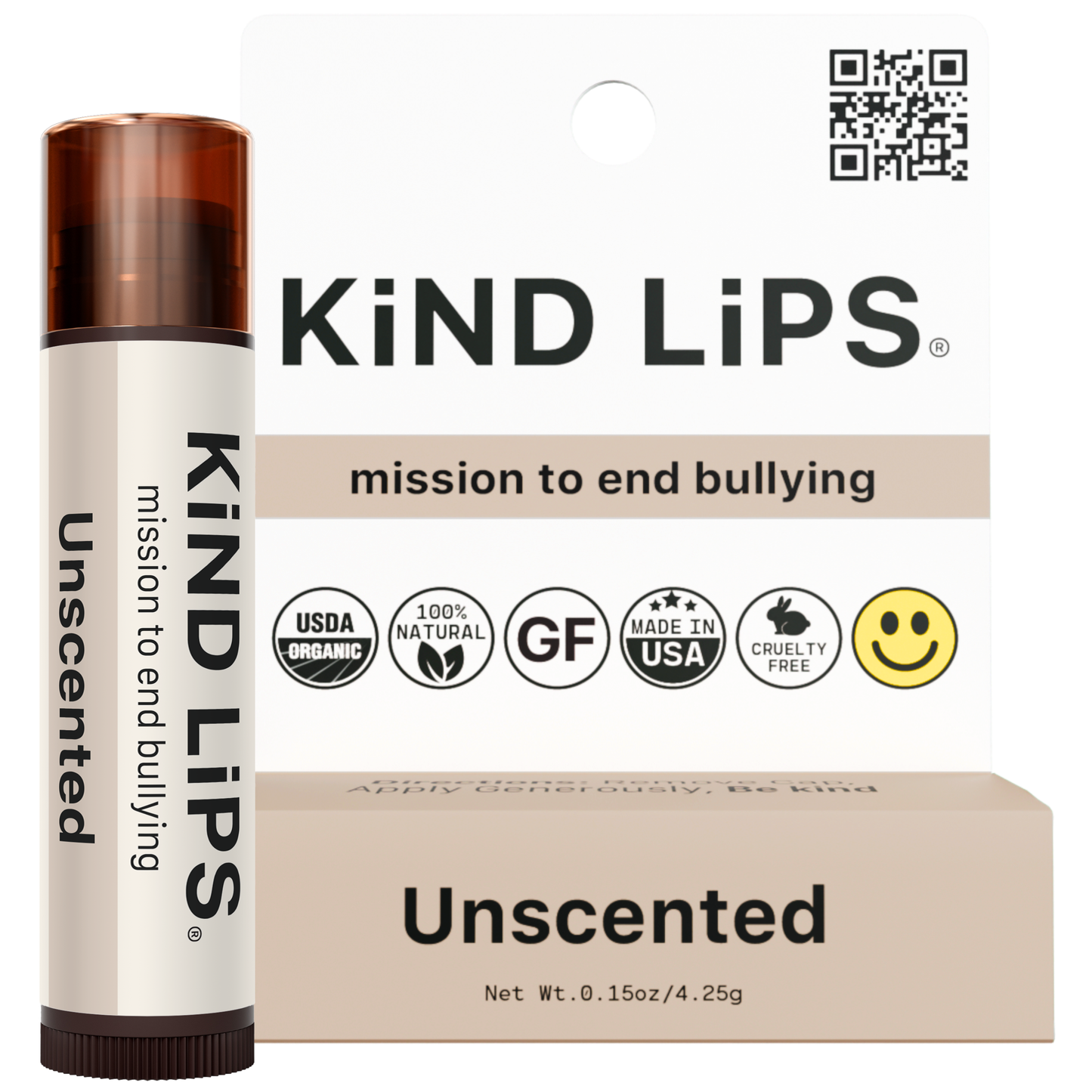 KInd Lips Unscented Organic Lip Balm