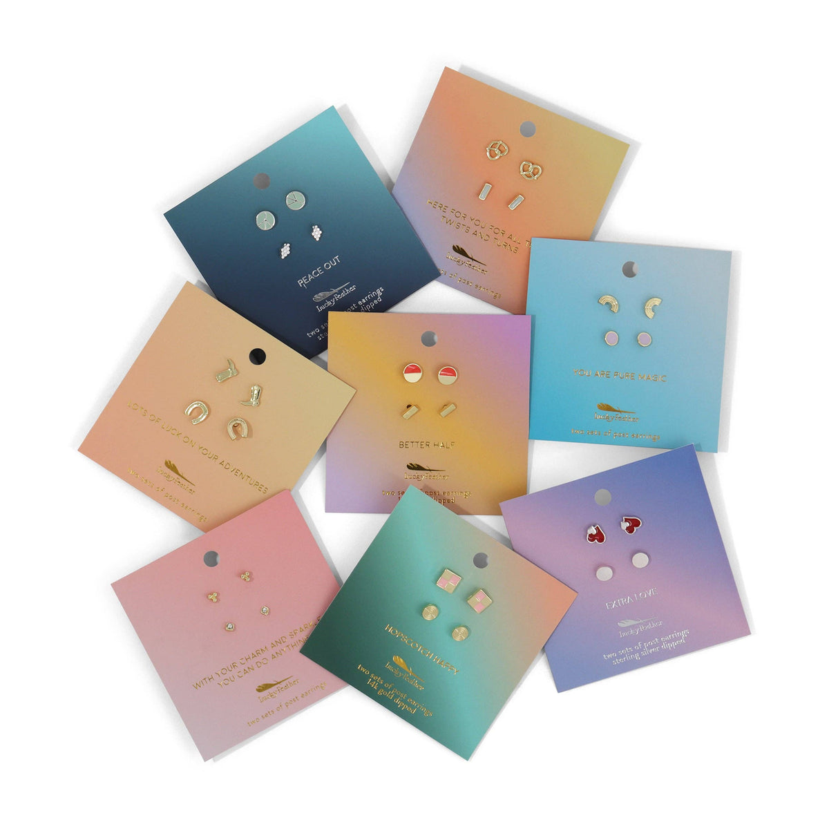 Earring Set - Trio + Sparkle - CHARM