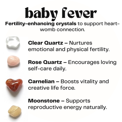 Baby fever (fertility) - crystals for fertility - Gift for Her
