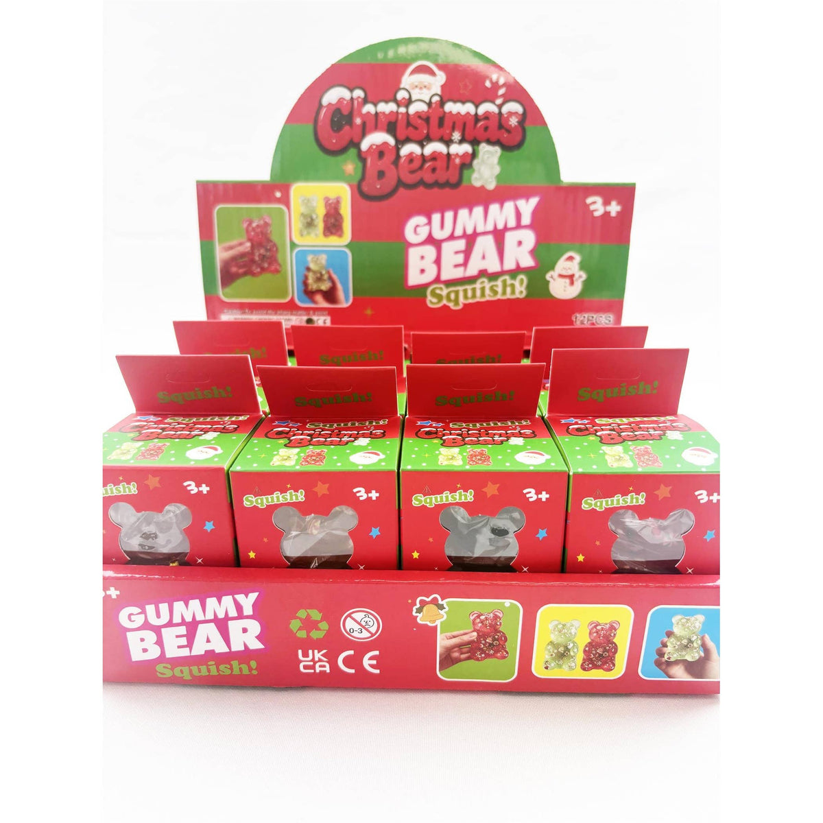 Christmas Gummy Bear Squishy Toy