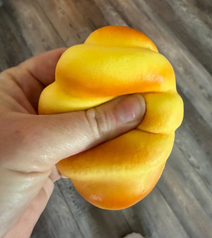 Croissant Squishy Squish Bread Stress Fidget Toy