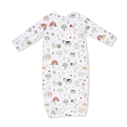 Cute Farm Animals Uni - Lap Shoulder Gown