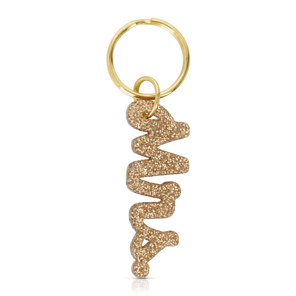Champagne Glitter Key - Bridal - MRS