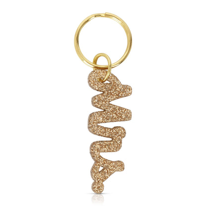 Champagne Glitter Key - Bridal - MRS