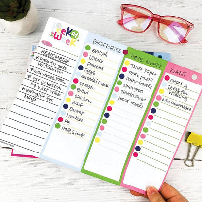 Peek at the Week® Weekly Planner Pad - Preppy 'n' Pink