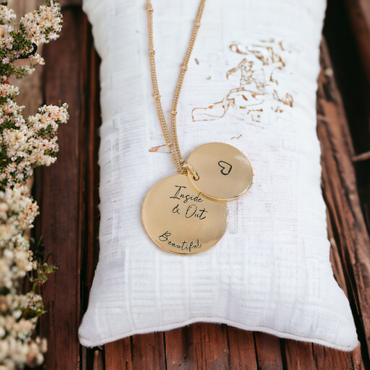 Beautiful Hidden Heart Pendant Necklace