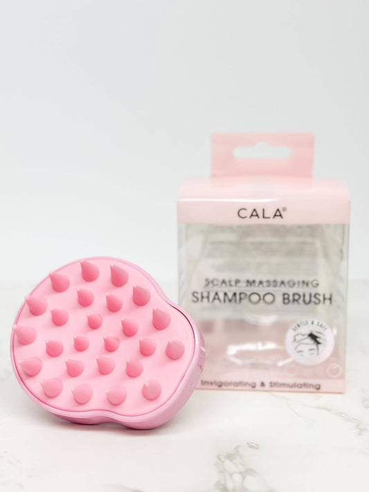 Scalp Massaging Shampoo Brush - Pink