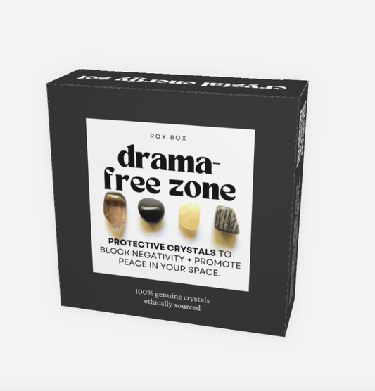 Drama-free zone - crystal gift for protection | cheeky funny gift