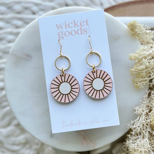 Sun Valley Rose Quartz Earrings