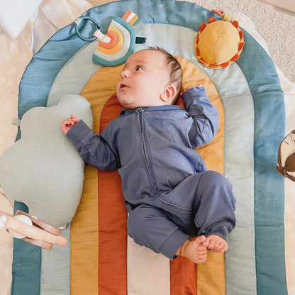 Bitzy Bespoke Ritzy Tummy Time™ Rainbow Play Mat