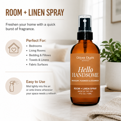 Funny Room Spray - Hello Handsome
